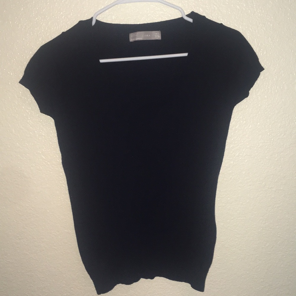Zara square neck sweater